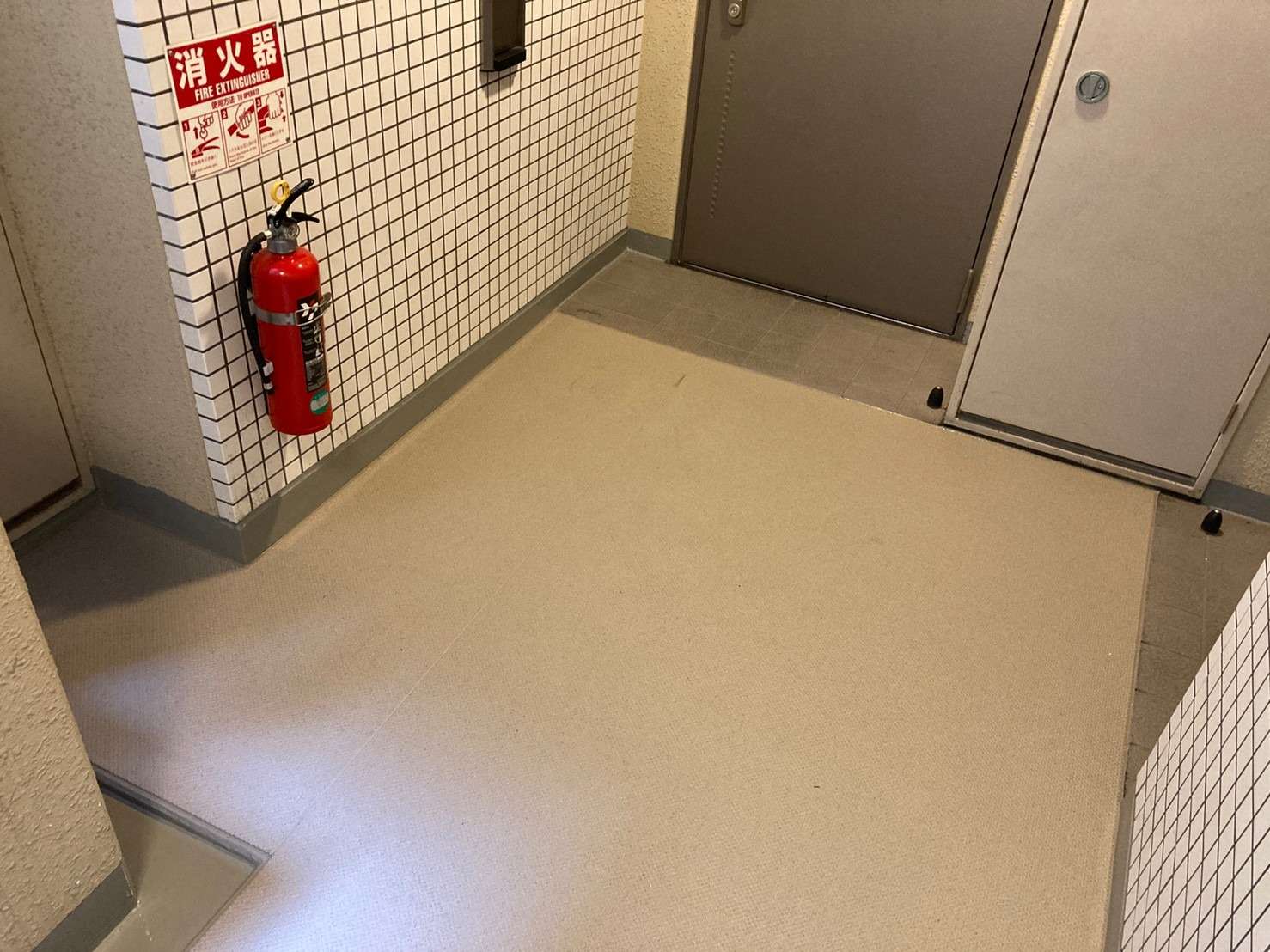 玄関前廊下 after