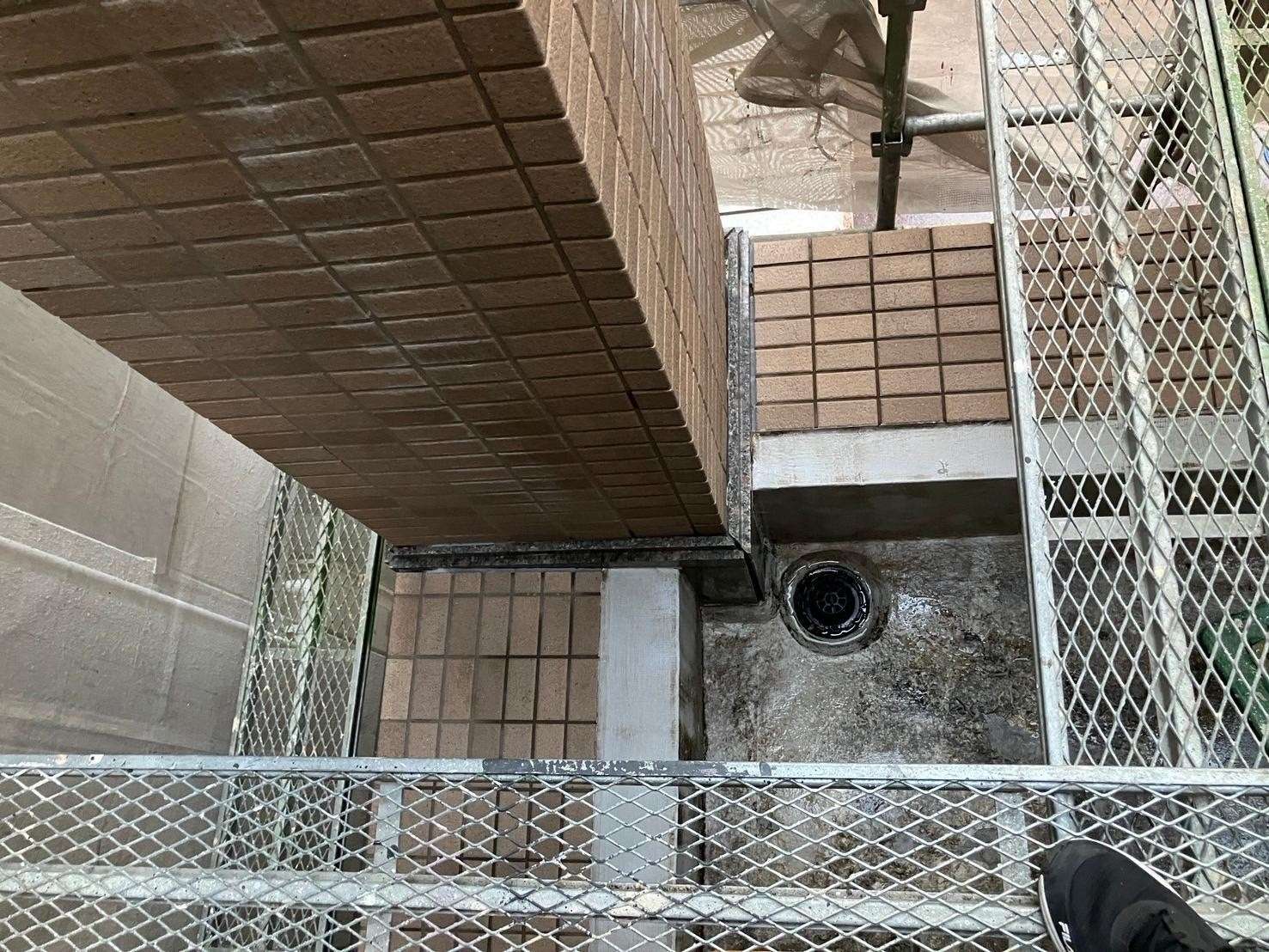 足場組立後